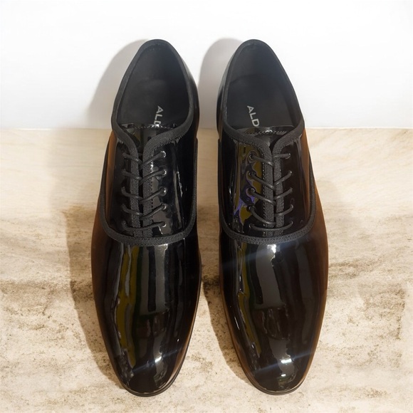 Aldo Mirron Oxford's Mens Black Shoes Size 10